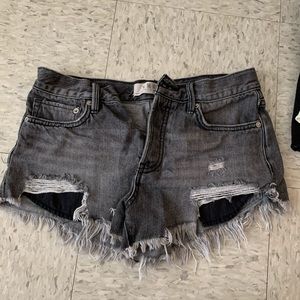 Free people black shorts we are the free